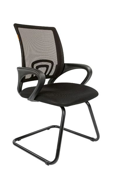 Кресло посетителя Chairman  696 V  TW-01  черный - Вид 1