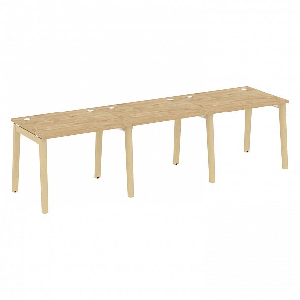 Рабочая станция "Onix wood" OW.RS-3.1.8 тиквуд светлый/дуб светлый - Вид 1