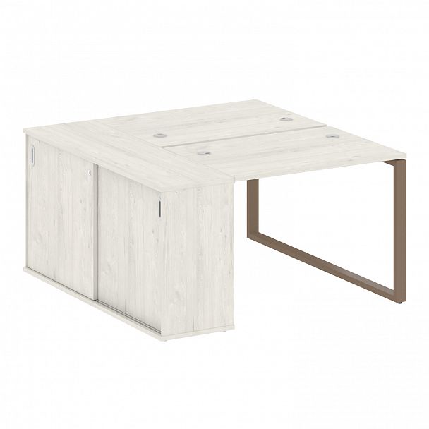 Рабочая станция "Metal System" БО.РС-СШК-1.1 дуб наварра/мокко - Вид 1