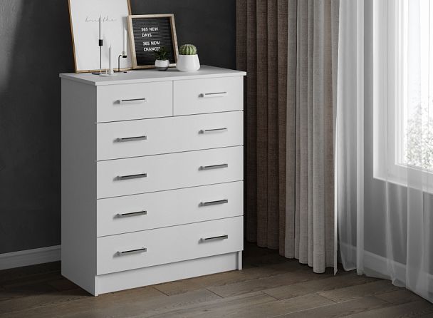 Комод Катрин 5 (990х820х435) белый - Вид 1