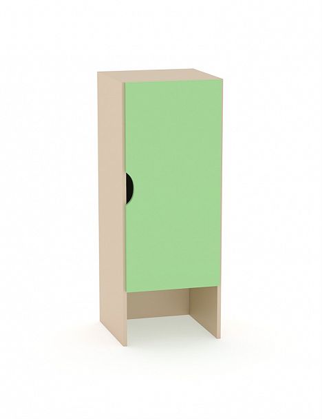 Пенал с дверцей ДП 2М зеленый - Вид 1