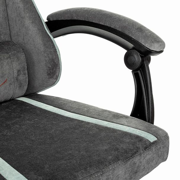 Кресло компьютерное BRABIX "Shooter GM-123", 2 подушки, ткань, серое, 533192 - Вид 12