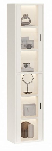 Шкаф-витрина Домино СУ(ш1в2)+2ФС Белый - Вид 2