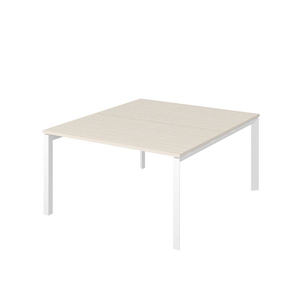 Рабочая станция на металлокаркасе "Столы для персонала"  ПК-ТНП-СР140Х160Н2/МК/БЭ-В2-876 дуб альпийский - Вид 1