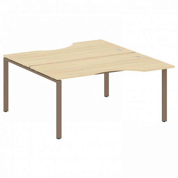 Рабочая станция "Metal System" БП.РАС-СА-2.1 акация/мокко - Вид 1