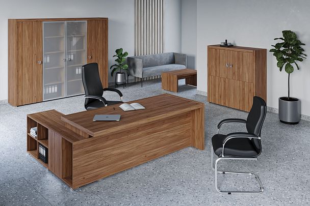 Шкаф для бумаг Solid 78x45x198 вяз - Вид 13