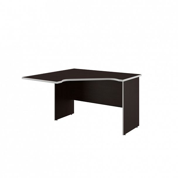 Рабочая станция левая Swift 120x120x75 тёмный дуб - Вид 1