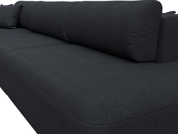 Диван угловой Лига-036 НПБ Модерн Лонг левый угол Искусственная замша серый - Вид 4