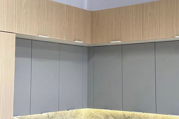 Стоун Шкаф навесной L200 Н720 (1 дв. гл.) с фрезеровкой 23.15.02.2280  - Вид 6