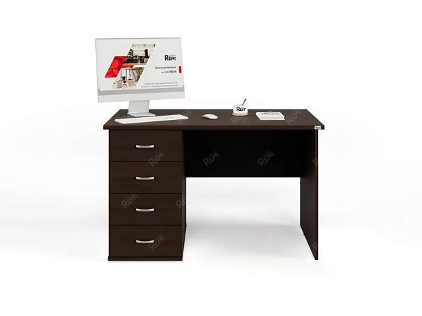 ЛАЙТ / LIGHT RLG008-12x7L Однотумбовый стол 120x70x75 Венге - Вид 3