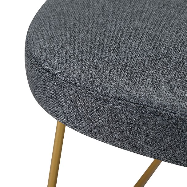 Стул Lars тёмно-серый/Линк золото - Вид 4