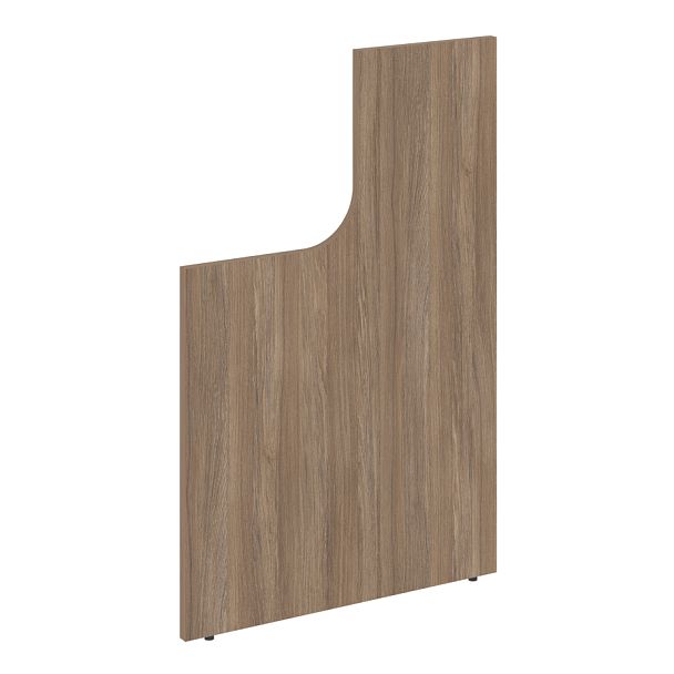 Onix Стойка (боковина) завершающая высокая с вырезом левая O.R-SVV (L) Дуб аризона 25*766*1187 - Вид 1