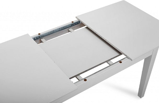 Стол деревянный раздвижной Таурус 135(185)х80х76 Белый - Вид 6