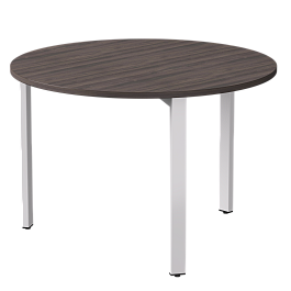 Стол переговорный Everprof EVO D1100 1100x755 Дуб Пасадена/Белый - Фото предпросмотра