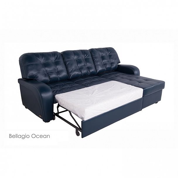 Угловой диван "Сидней" в коже - Вид 7