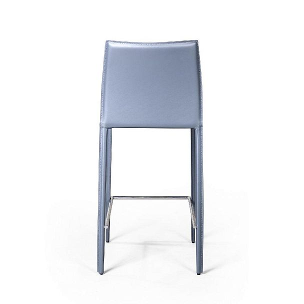 Стул полубарный Rolf, кожа антрацит - Вид 6