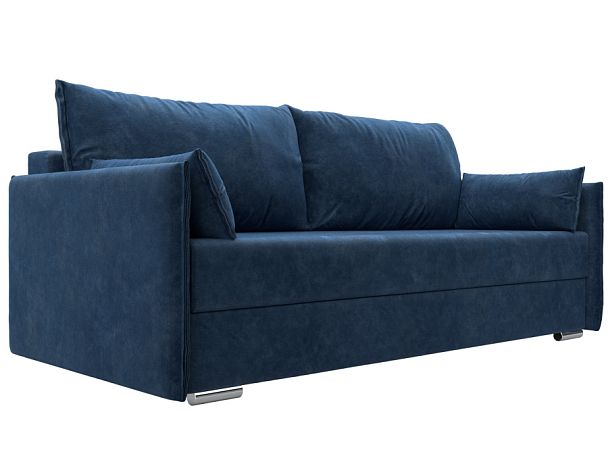 Диван прямой Сайгон Велюр синий - Вид 1