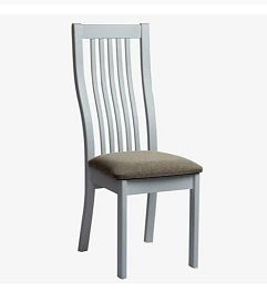 Стул Корса, сидение ткань рогожка бежевая, БЕЛЫЙ сидение ткань рогожка бежевая, БЕЛЫЙ - Фото предпросмотра