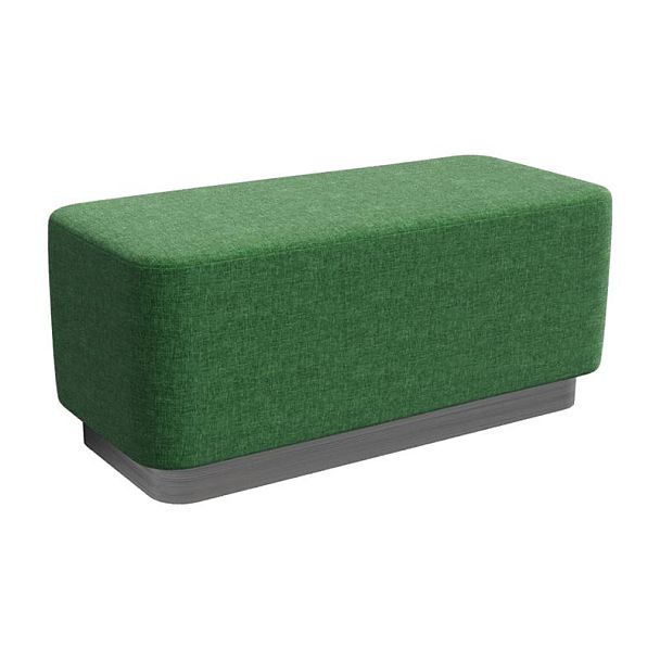 Vermont Пуфик PV-4 Velvet Lux 77/Серебро 1000*450*425 - Вид 1