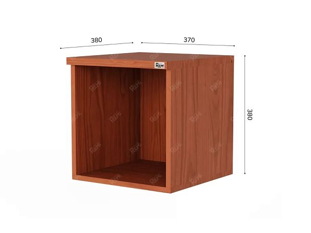 UNITY РА-04 ОРЕХ ИТАЛЬЯНСКИЙ Антресоль открытая узкая низкая Прямой 370x380x380 - Вид 4