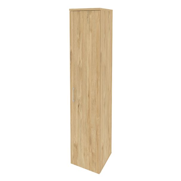 Onix Шкаф высокий узкий правый O.SU-1.9 (R) Тиквуд светлый 400*420*1977 - Вид 1