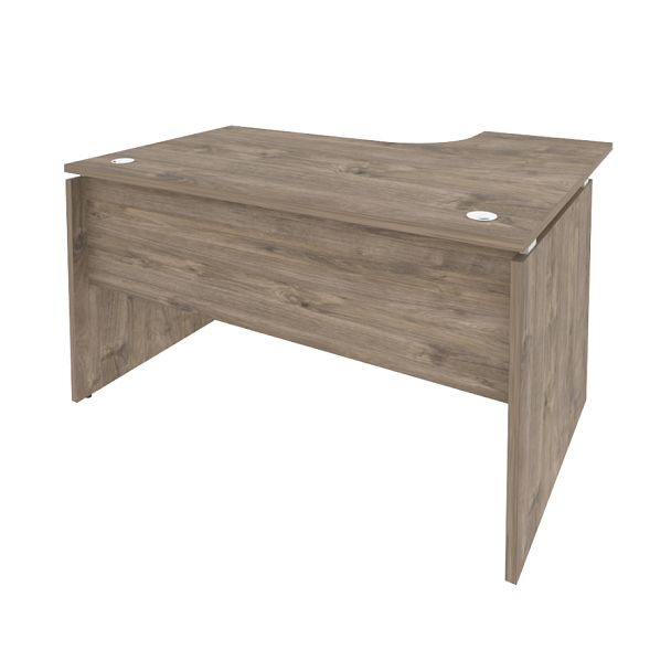 Onix Стол эргономичный левый O.SA-3 (L) Тиквуд темный 1380*1180*750 (800/460) - Вид 1