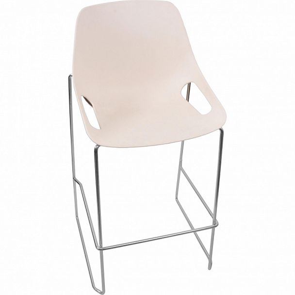 Стул Q5 (пруток, барный), белый - Вид 1