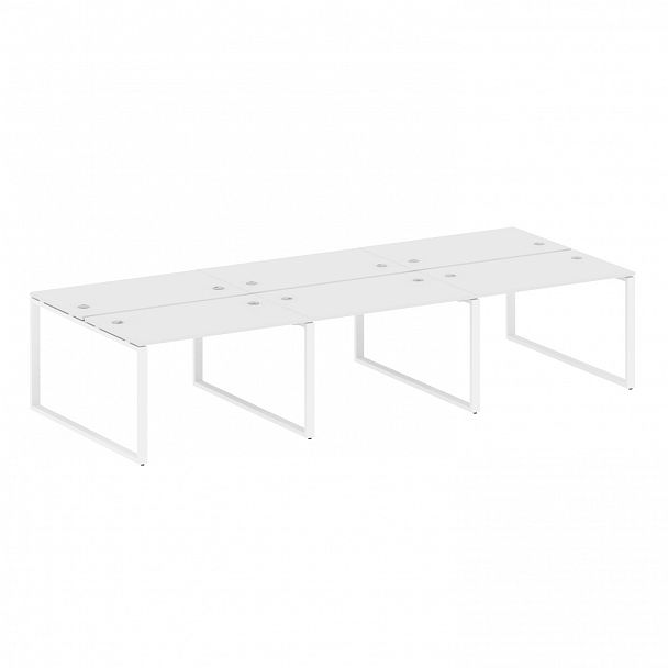 Рабочая станция "Metal System" БО.СМ-6.2 белый - Вид 1