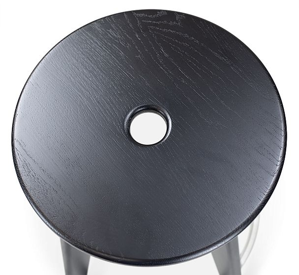 Стул барный Sheffilton SHT-S146 черный/нерж - Вид 8