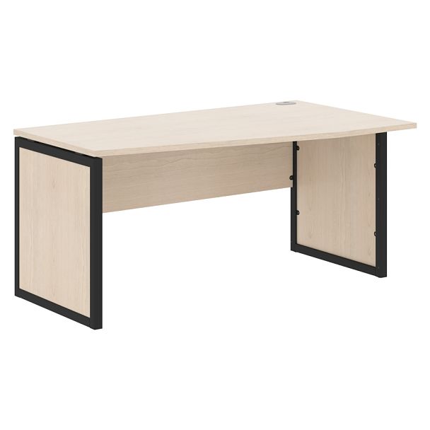 Стол эргономичный XQPCT 169(R) Бук Тиара/Антрацит 1600х900х750 XTEN-QP - Вид 1