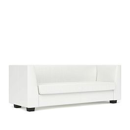 Диван 3-местный Миларго экокожа белая CN2 - Фото предпросмотра