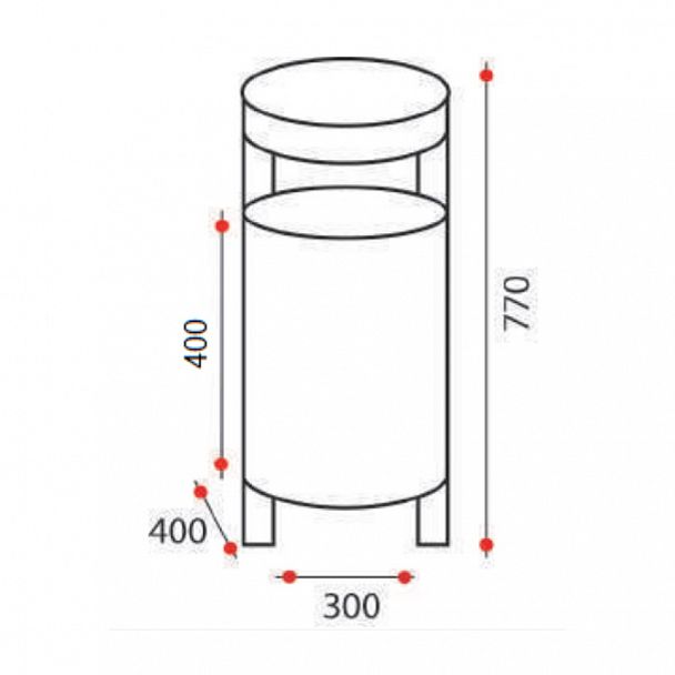 Урна "Универсал" - Вид 2