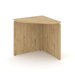 Стайл Проджект Угловой элемент стола SN-D.USP-001 Тиквуд Светлый/Металл Черный 600*600*750 - Фото предпросмотра