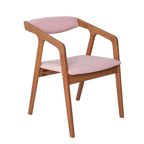 Полукресло Fendi, велюр Teddy 324, каркас бук под лак - Вид 2