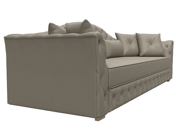 Диван прямой Артис Экокожа бежевый - Вид 3