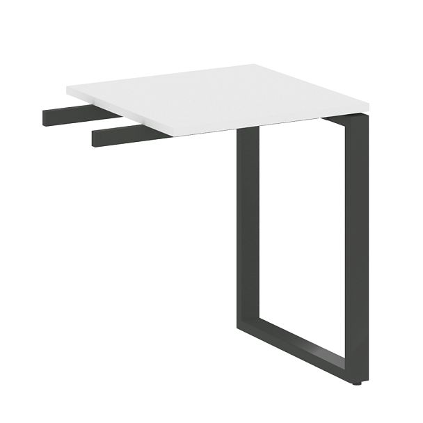 Metal System Приставной элемент на О-образном м/к БО.ПР-1 Белый/Антрацит металл 600*600*750 - Вид 1