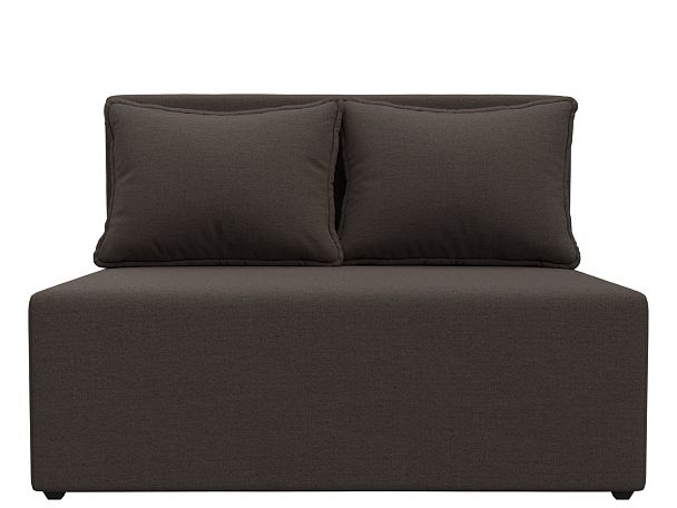 Диван прямой Лагуна Рогожка коричневый - Вид 2