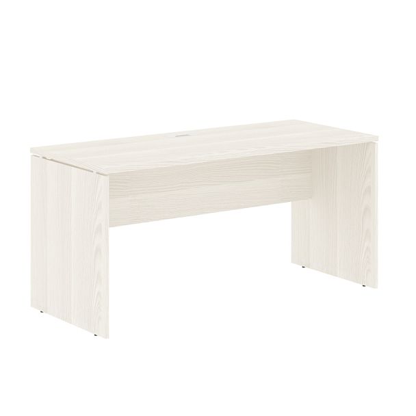 Стол прямой EDST 1567 Ясень Траун/Белый 1560х670х750 EDIS - Вид 1