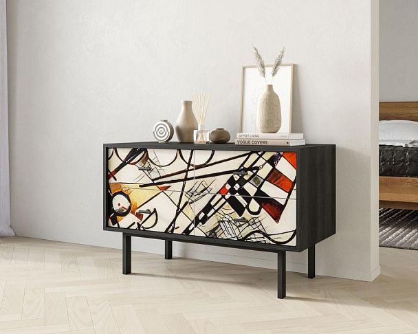 Комод с четырьмя ящиками Emerson by Kandinsky арт EM05/Print_01 - Вид 3