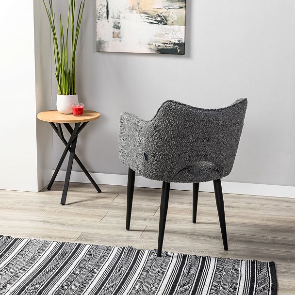 Стул Ralf Vent темно-серый/черный - Вид 13