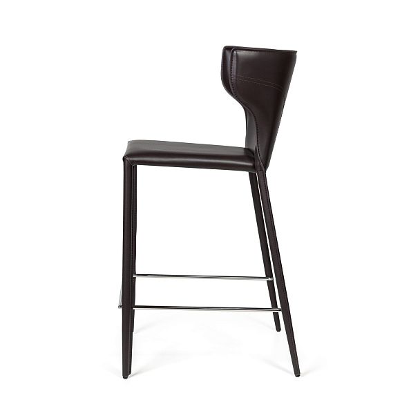 Стул полубарный Austin, кожа коричневый - Вид 5