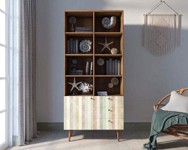 Стеллаж на комоде Berber принт 45 арт BB44/Print_45 - Вид 4