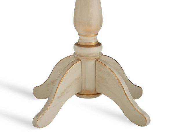 Столик кофейный Вэлт D60х60х66 Слоновая кость с золотой патиной - Вид 2