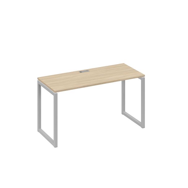 Стол письменный на металлокаркасе QUATTRO A4 А4 Б4 004 БП дуб скандинавский / металлокаркас серый - Вид 1