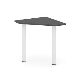 Стайл Проджект Угловой элемент стола SN-6.USP-011 Антрацит/Металл Белый 700*700*750 - Фото предпросмотра