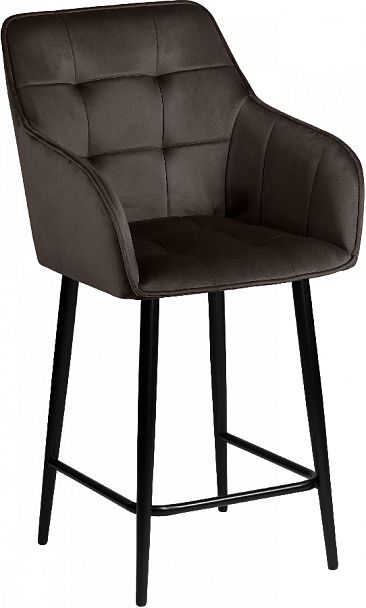 Комплект полубарных поворотных кресел Мони К, Confetti stone/черный, 3 шт. - Вид 4