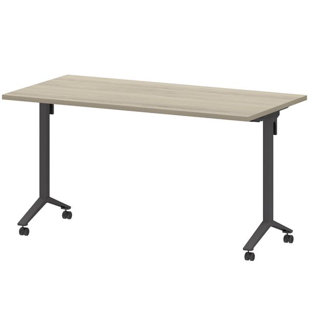 Стол мобильный складной МБ25-140.70 Кронберг/Антрацит 1400x700x750 Моби - Вид 1