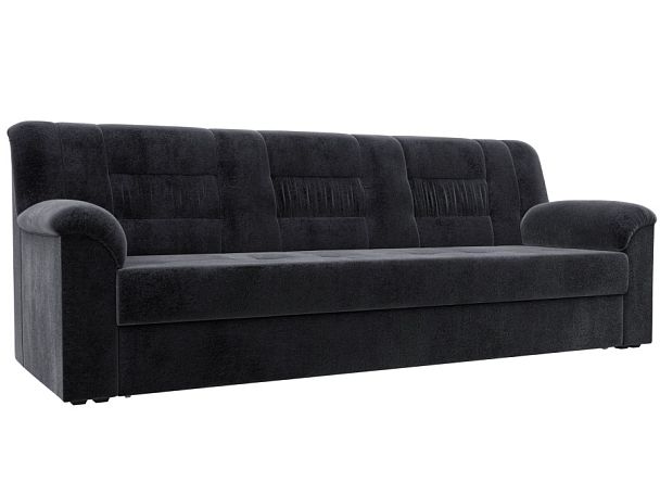 Диван прямой Карелия Велюр серый - Вид 1