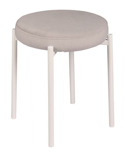 Комплект табуретов Кен, Confetti silver/белый, 3 шт. - Вид 1