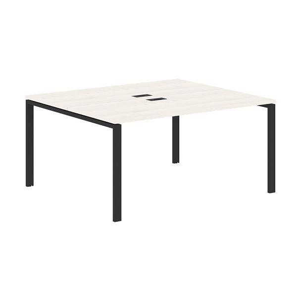 Стол 2-х местный EUWST 1513 Ясень Траун/Черный 1560х1346х750 EDIS - Вид 1